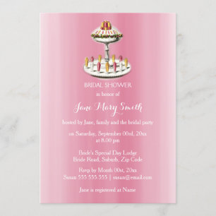 Invitation Des gâteaux à thé à l'ancienne