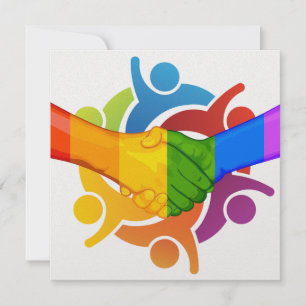 Invitation des mains arc-en-ciel Unity 2