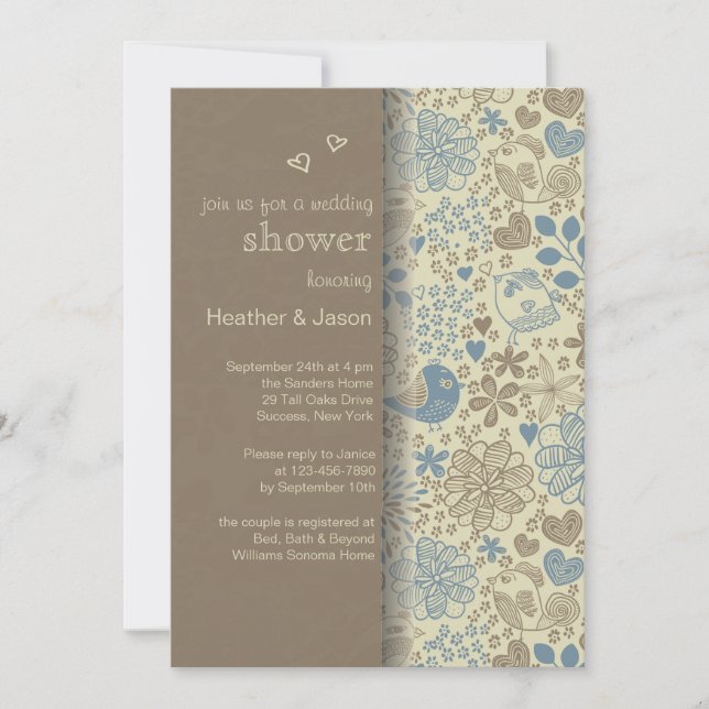 Invitation des Oiseaux de la Campagne (Devant)