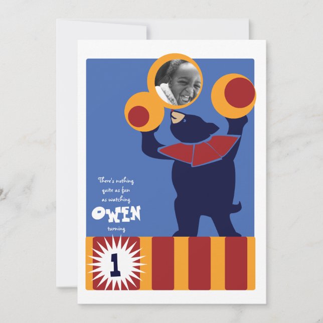 Invitation des ours de cirque (Devant)