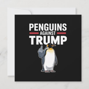 Invitation Des palmes de pingouin contre Trump