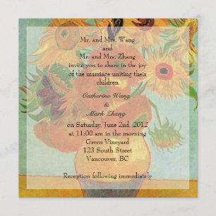 Invitation des parents des mariés, mariage