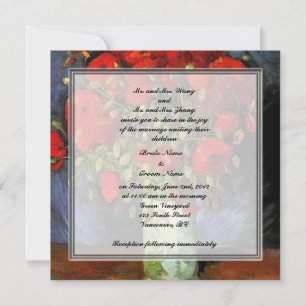 Invitation des parents mariés et mariés, van Gogh