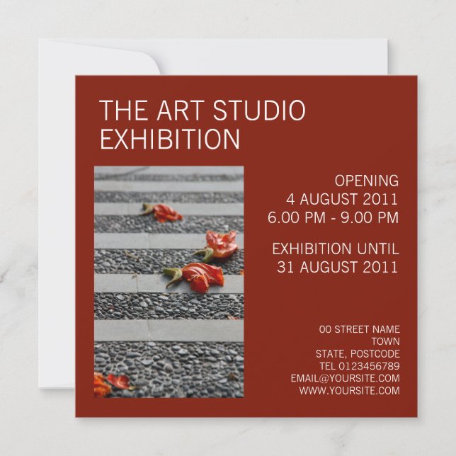 Invitation des pétales tombés (Devant)