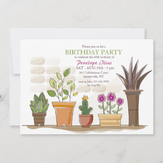 Invitation des plantes domestiques