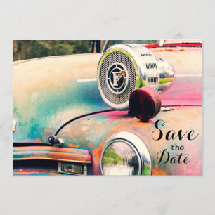 Invitation des pompiers personnels "Save the Date"