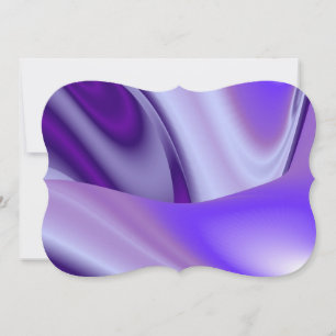 Invitation des Rêves Arc-en-ciel à fleurs violette