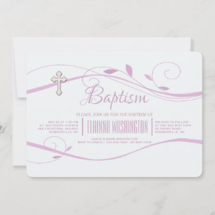 Invitation des tourbillons roses