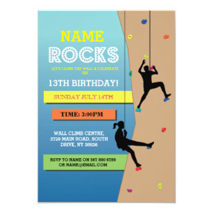 Invitations Faire Part Escalade Zazzle Fr Invitations Faire Part Escalade Zazzle Fr