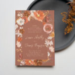 Invitation Désert de Terracotta moderne Floral Boho Arch Mari<br><div class="desc">Désert de Terracotta moderne Floral Boho Arch Mariage Inviter</div>