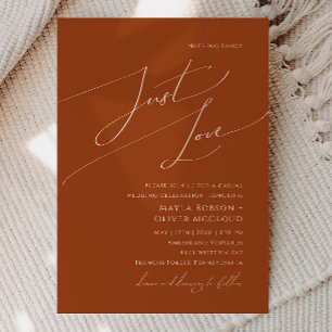 Invitation Désert de Whimsical   Terracotta Just Love Mariage