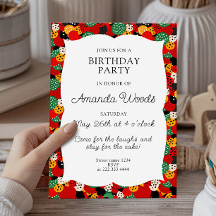 Invitation Design anniversaire de enfant coloré clair