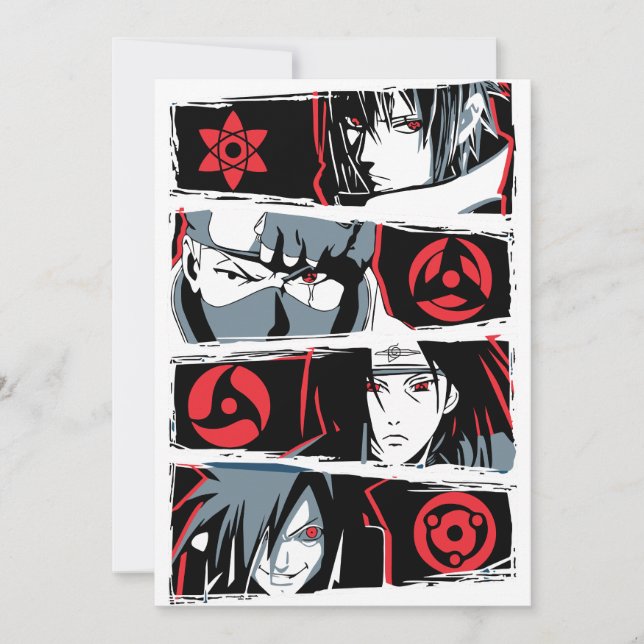 Invitation Design de T-shirts Anime (Devant)