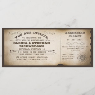 Invitation Design de typographie des billets d'anniversaire v
