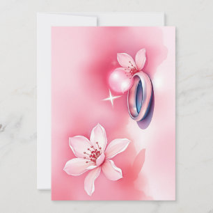 Invitation Design floral : Beauté intemporelle et élégance