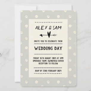 Invitation design moderne et amusant