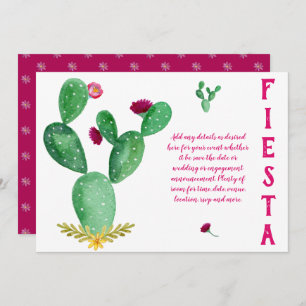 Invitation Design Propre FIESTA Folk Art Mariage Fête des mar