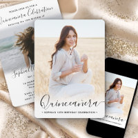 Design Quinceañera Script 2 Photo 15e anniversaire