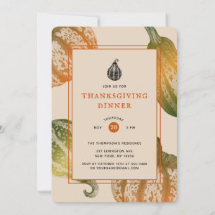 Invitation Dessin Citrouille d'automne