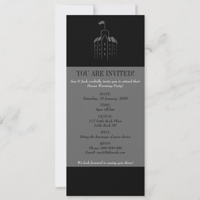 Invitation Dessin du théâtre élisabéthain (Devant)