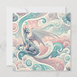 Invitation Dessins lunaires : Imaginaire Pastel Dragon
