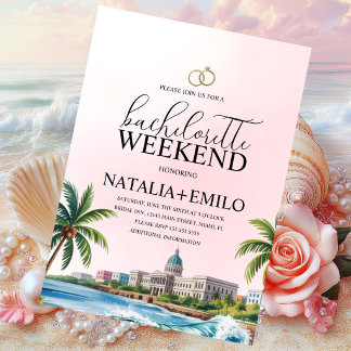 Invitation Destination de week-end insulaire pour enterrement