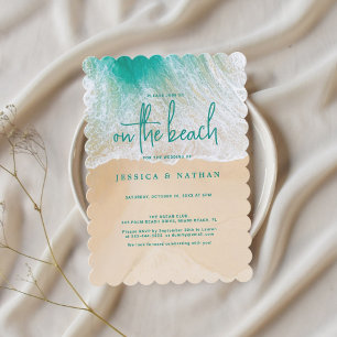 Invitation Destination Été Sur Le Sandy Turquoise Beach Maria