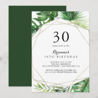 Destination géométrique Tropical 30e anniversaire
