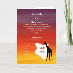 Invitation Destination Mariage Kenya Afrique