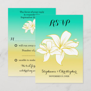 Invitation Destination Sable et Mer Couleur Ombre RSVP