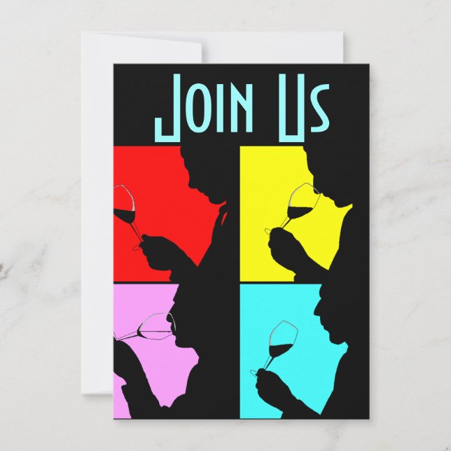 Invitation d'étapes de la silhouette 4 (Devant)