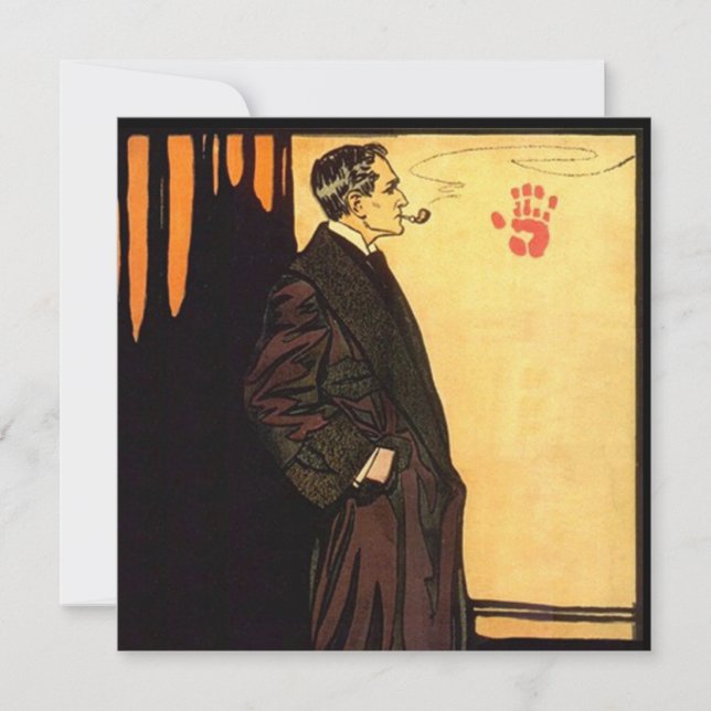 INVITATION DÉTECTIVE DE ~SUPER D'INVITATION DE PARTIE DE (Devant)