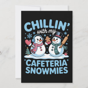 Invitation Détente avec mes copains de cantine Noël Xmas