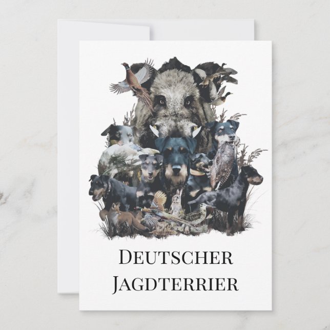 Invitation Deutscher Jagdterrier (Devant)