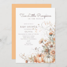 Deux Baby showers Citrouille