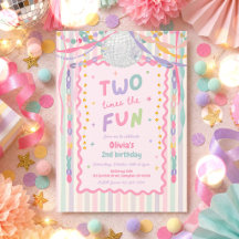 Deux fois plus de plaisir Anniversaire 2 ans fille