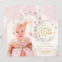 Deux la Lune Blush Pink Flowers 2e anniversaire fi