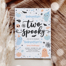 Deux mignonette Éffrayante Halloween Ghost 2e fête