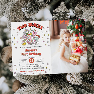 Invitation Deux mignonnes boules Super fête d'anniversaire Ph