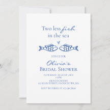 Deux poissons de moins dans la mer Fête de mariage