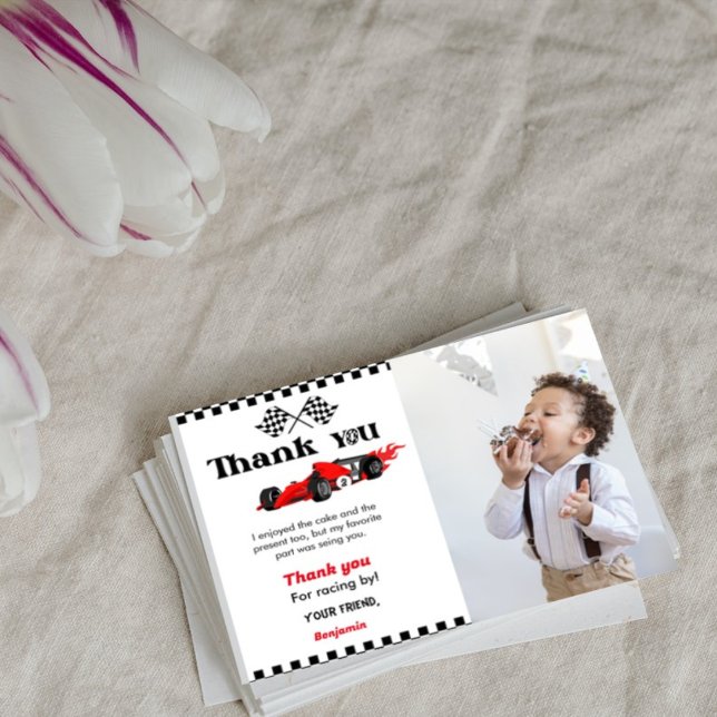 Invitation Deux voitures rapides boyanniversaire de la fête (Créateur téléchargé)