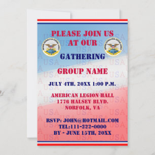 Invitation d'événement DISA