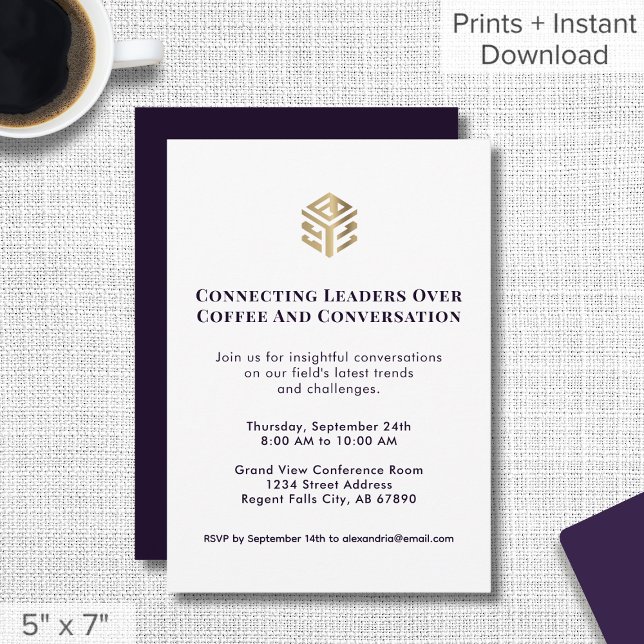 Invitation d'événement Réseau de marque (Créateur téléchargé)