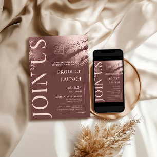 Invitation d'événement spécial affaires de bronze 