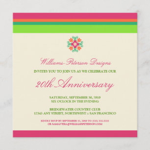 Invitation d'événements d'entreprise de bandes col