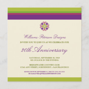 Invitation d'événements d'entreprise de bandes col