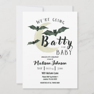 Invitation Devenir Fou Pour Bébé Code QR de la Baby Shower de