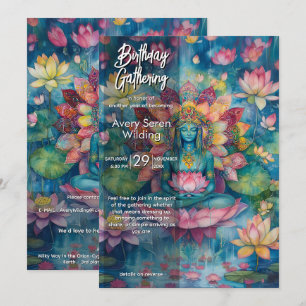 Invitation Devenir silencieux   Conception Fleur de Lotus