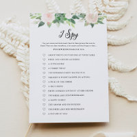DEVON Green I Spy Mariage Game Card