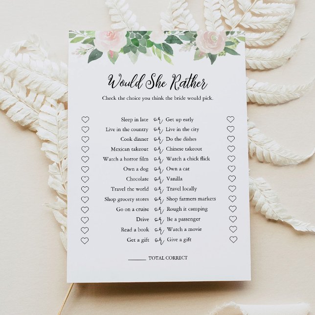 Invitation DEVON Voudrait-Elle Plutôt Fête des mariées Game C (Créateur téléchargé)